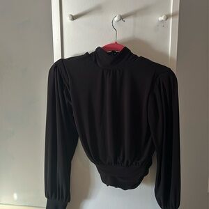 Women’s XS Open-Back Mockneck